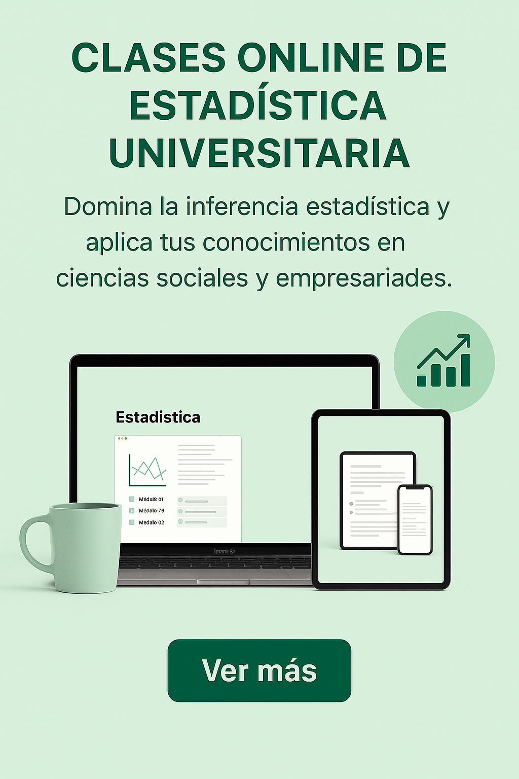 Clases Online de Estadística Universitaria | Precio por hora