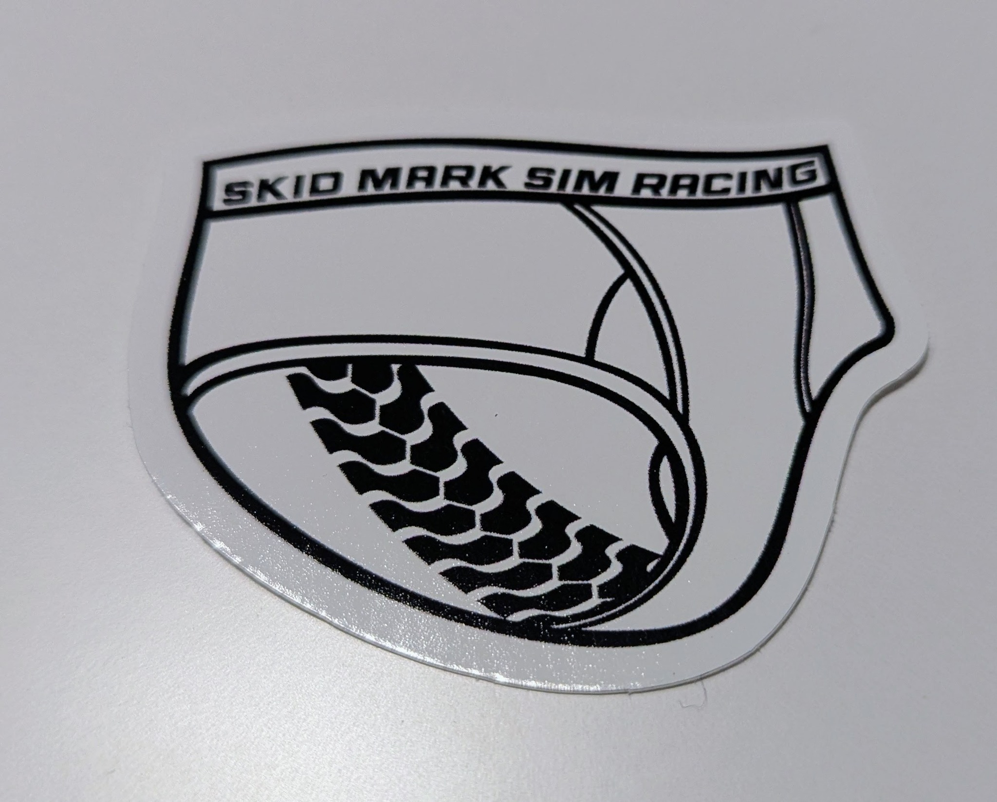 Skid Mark Sim Racing Sticker 2.5"