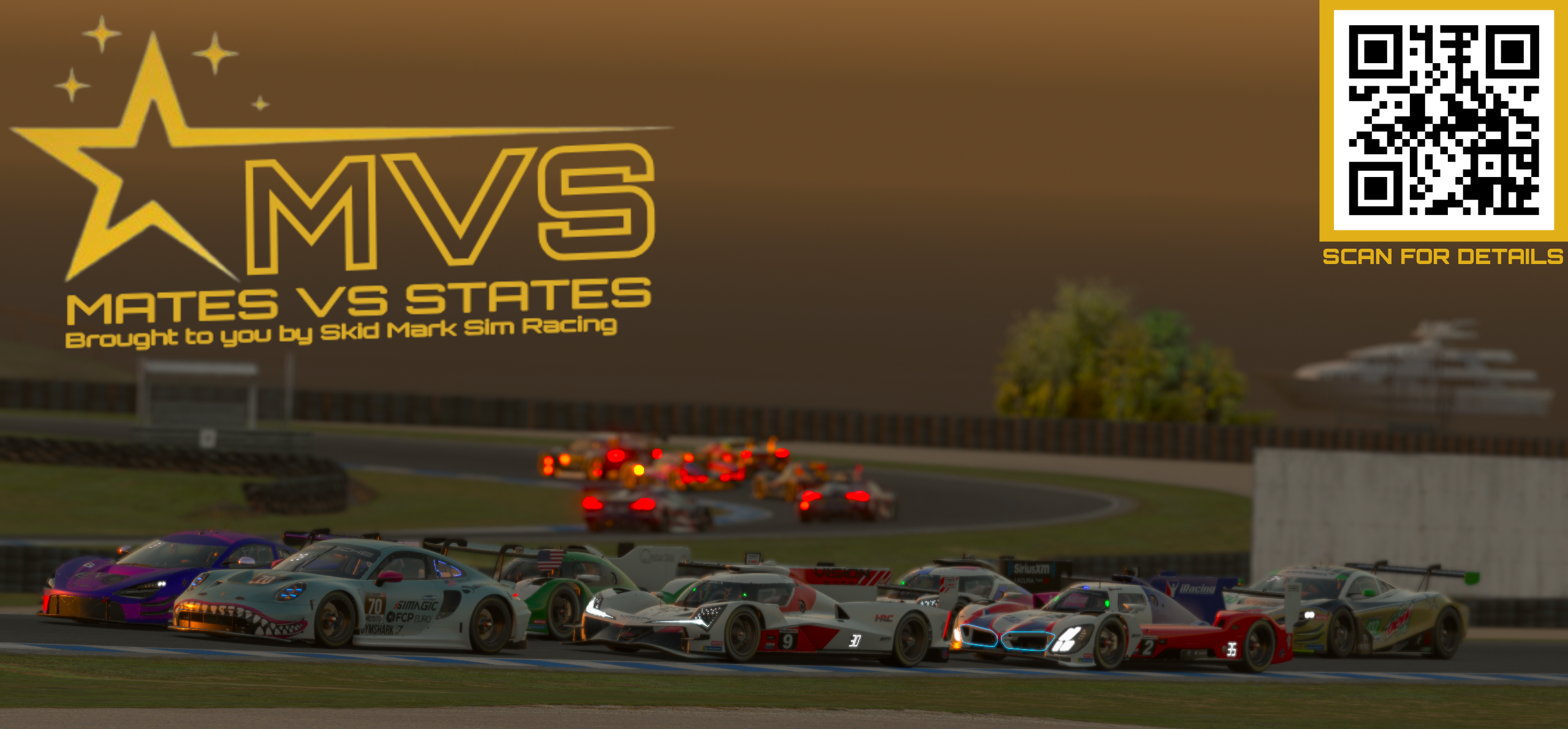 Mates vs. States iRacing League
