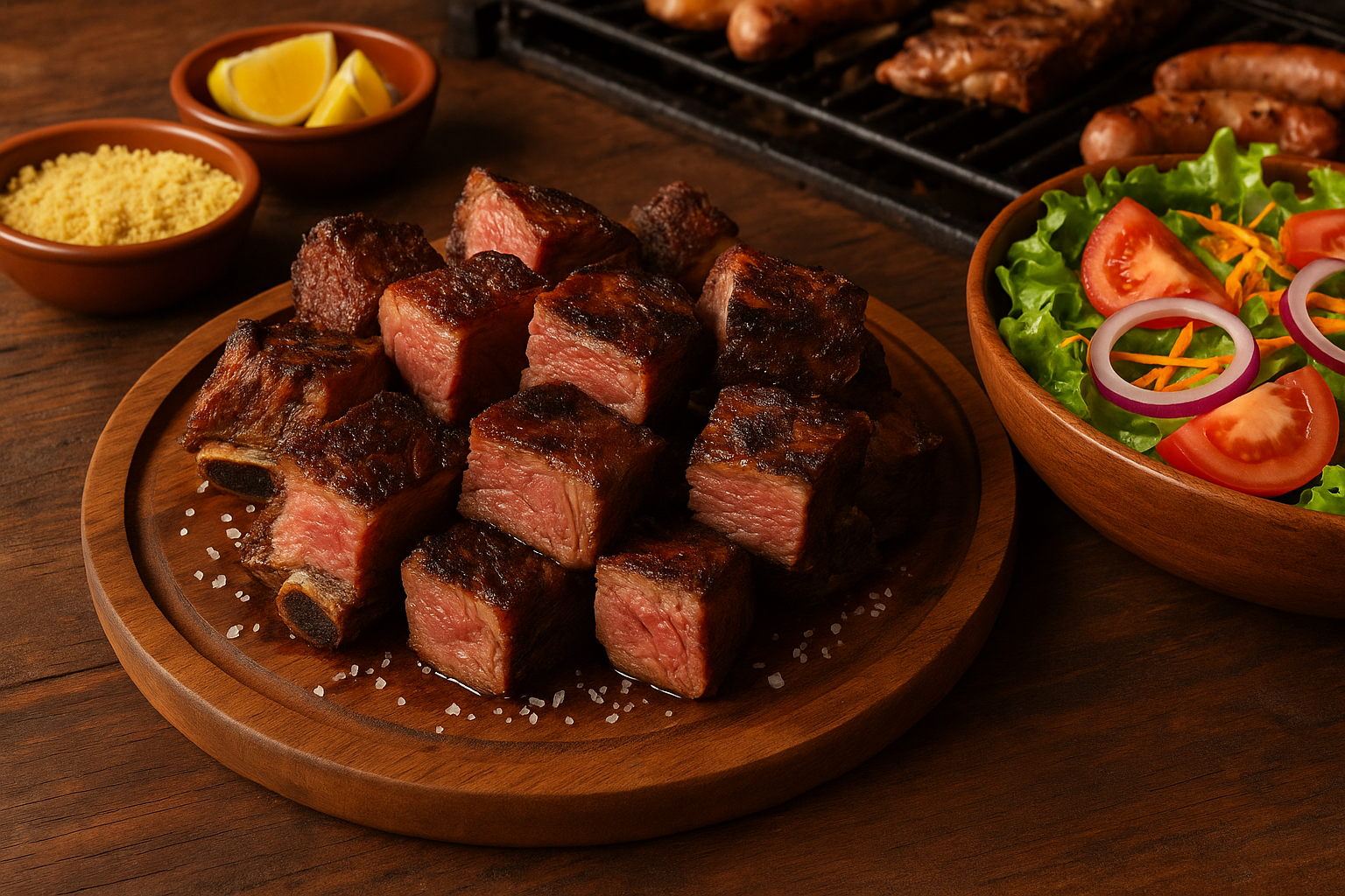 Costela Fogo de Chão em Cubos - 600g