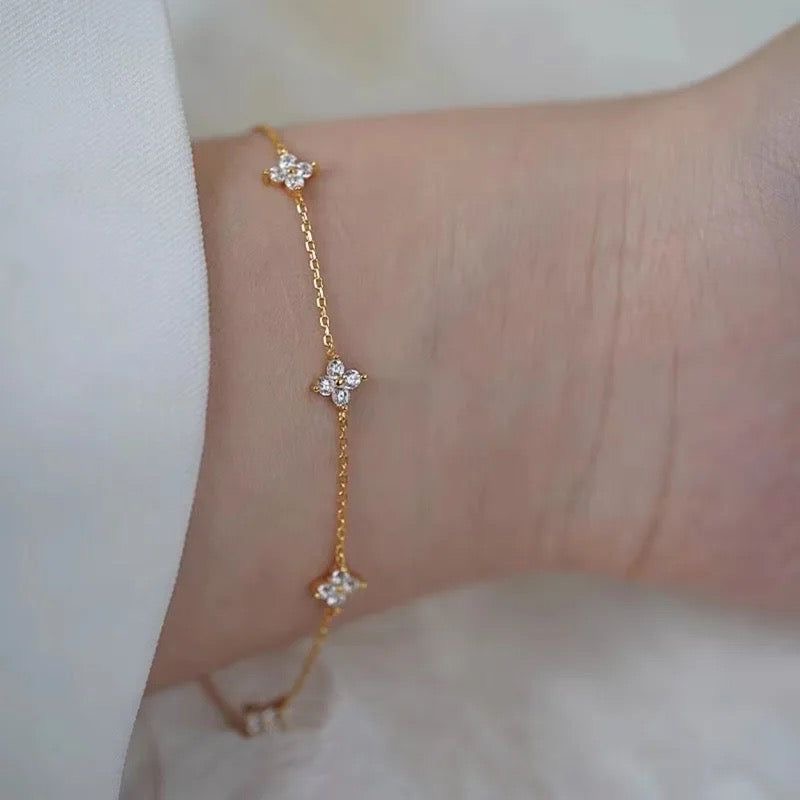 Bracelet Crystal acier inoxydable 