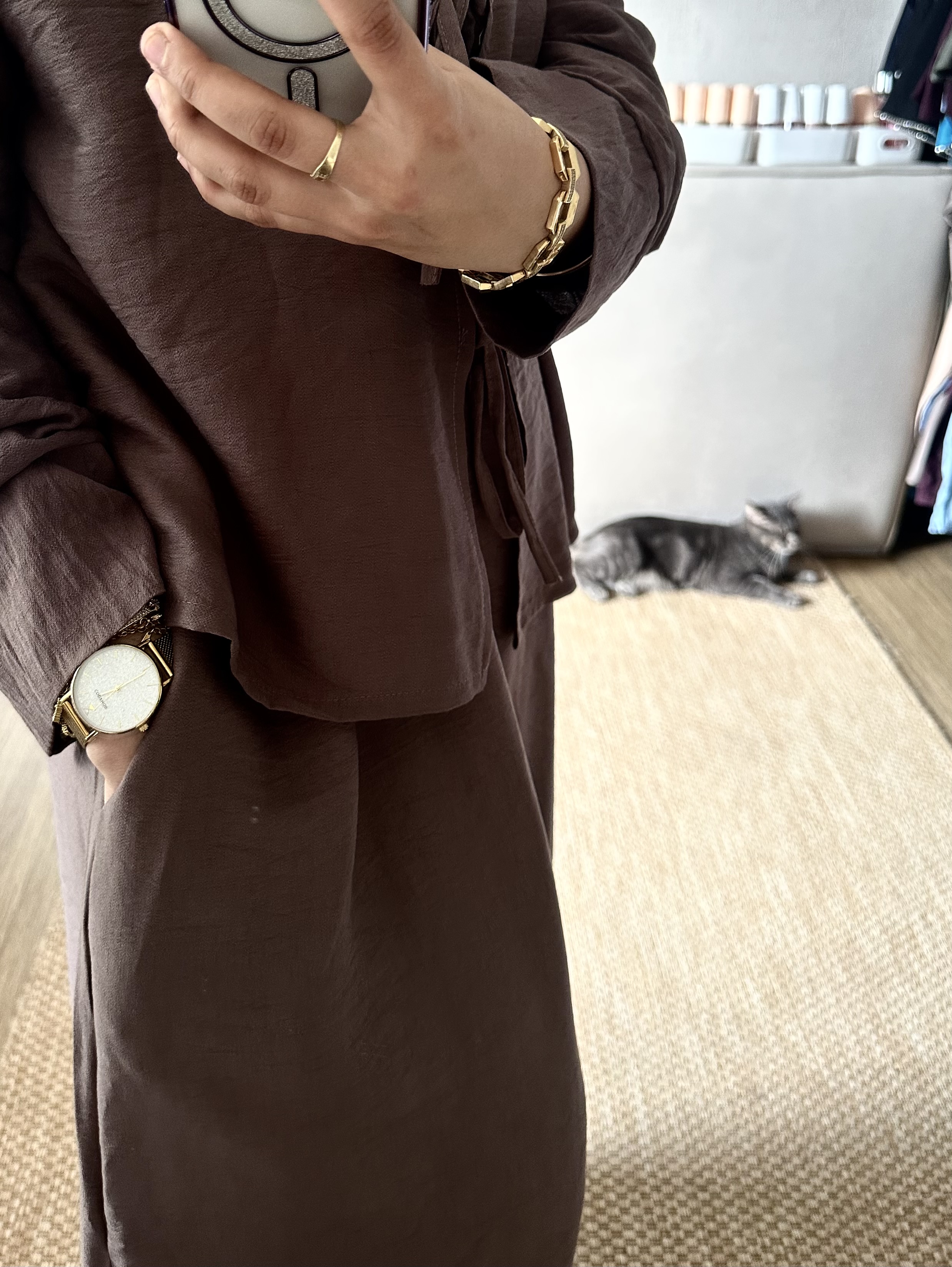 Robe gilet lacet 