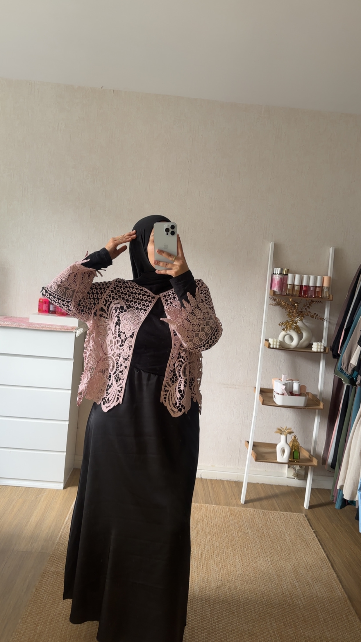 Chemise en dentelle crochet
