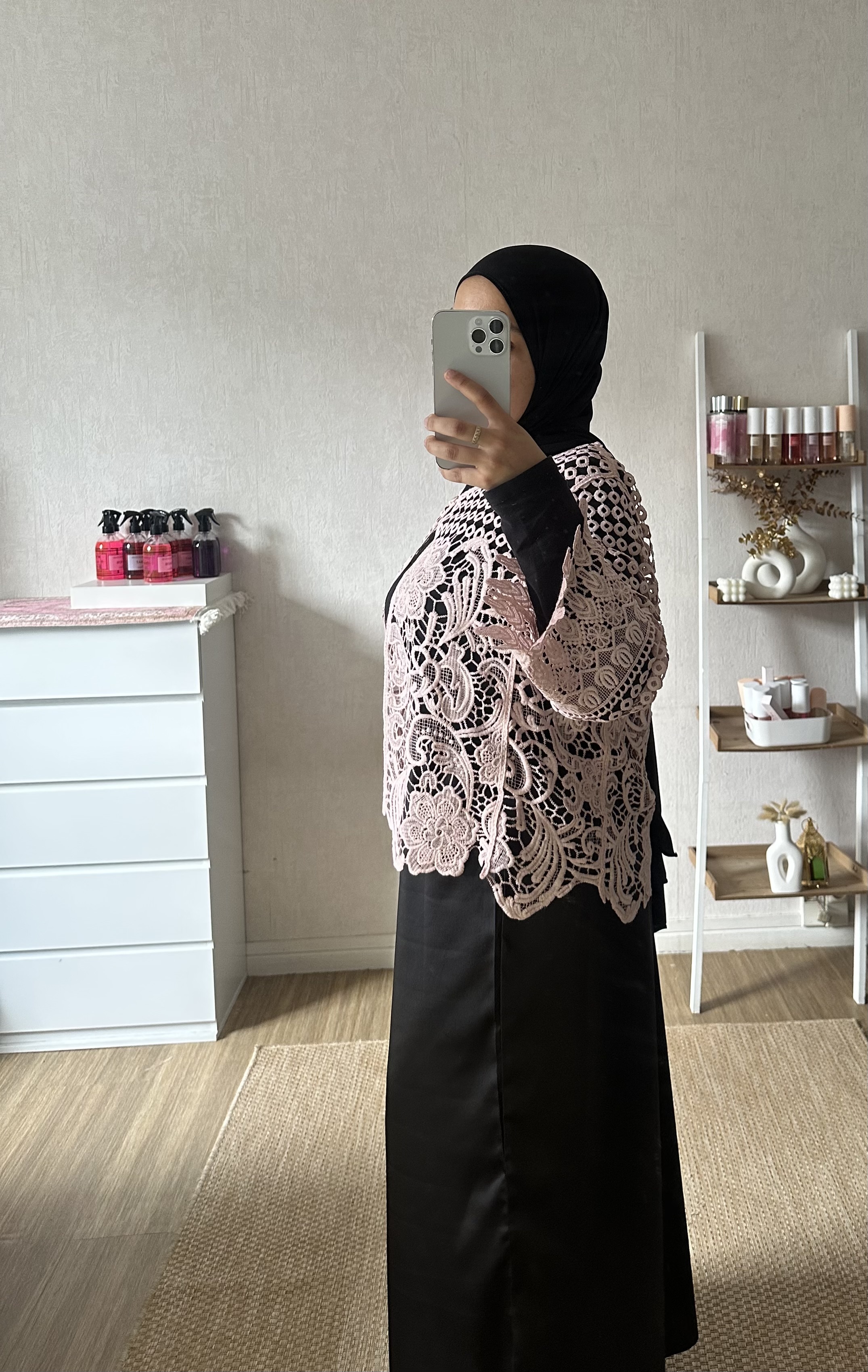 Chemise en dentelle crochet 