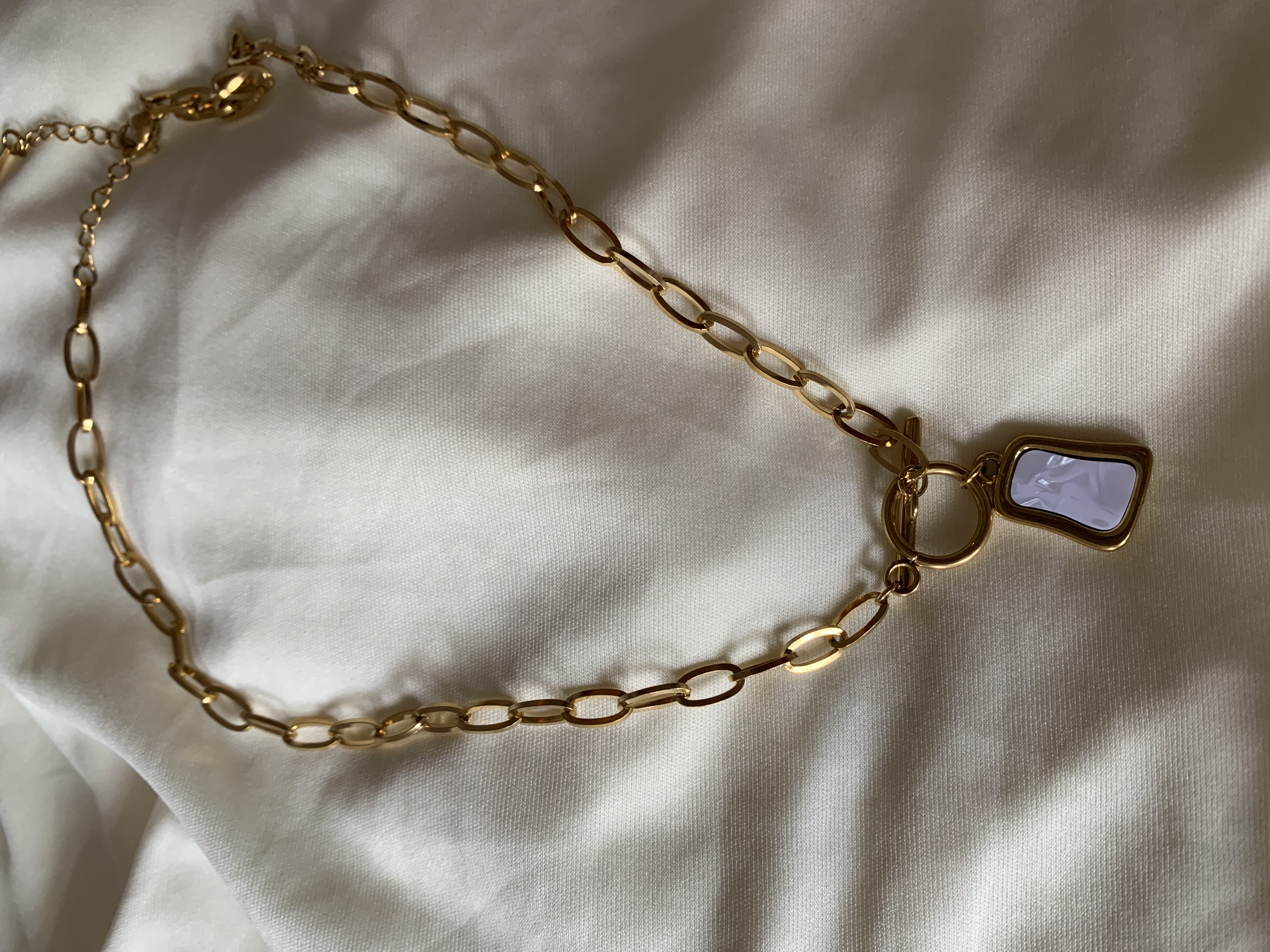 Collier d’été pendentif nacre