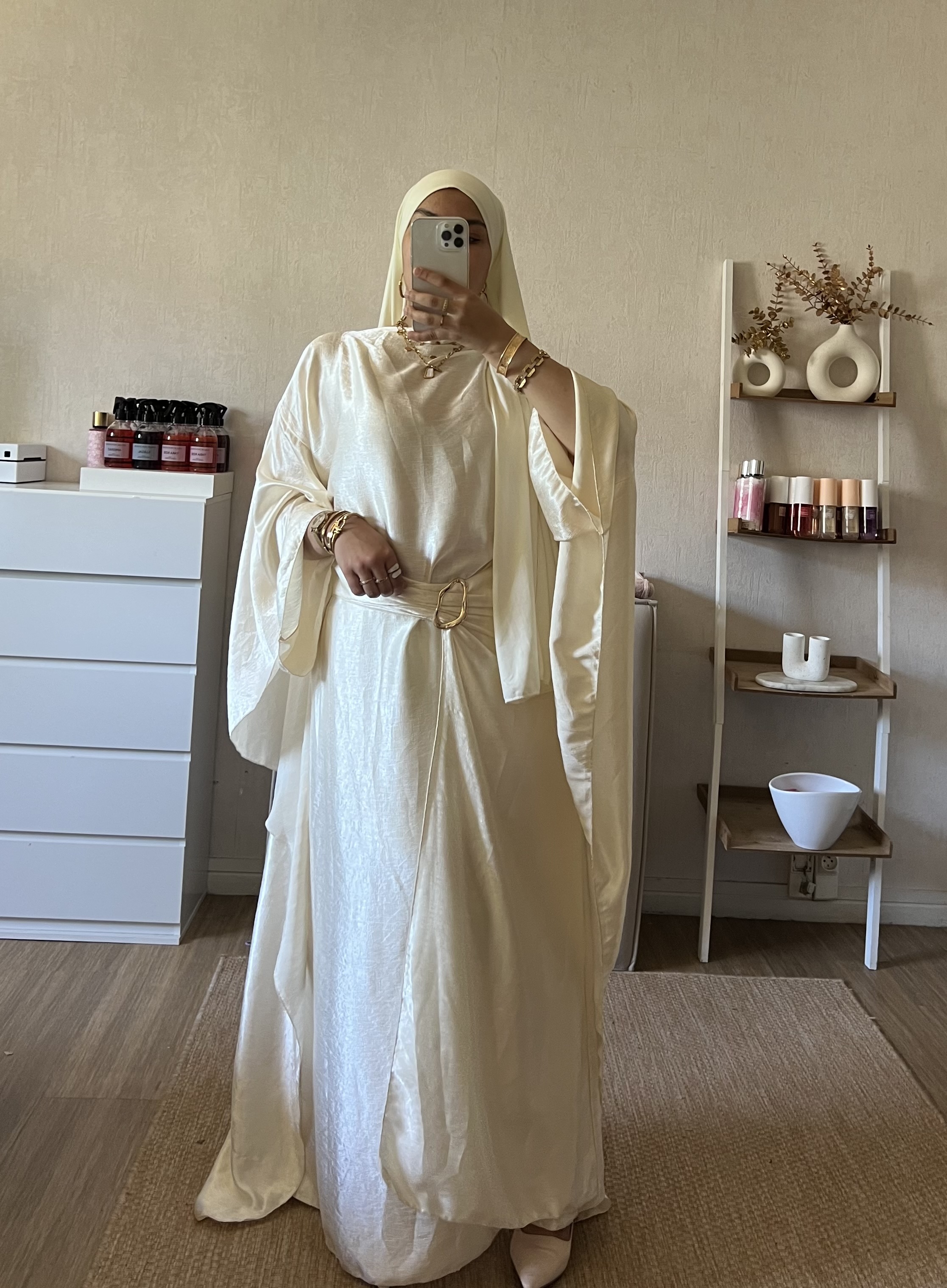 Abaya event ivoire 