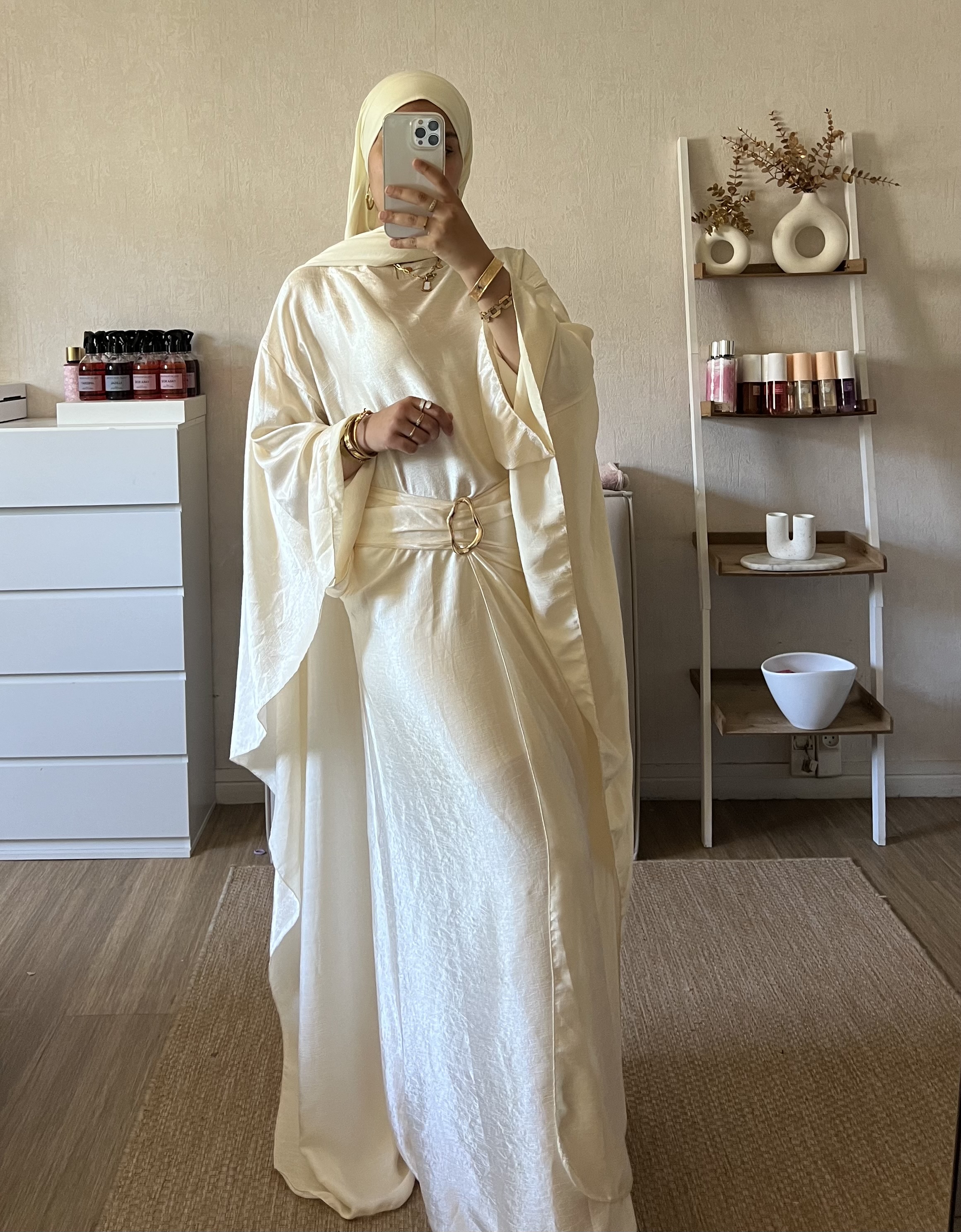 Abaya event ivoire 