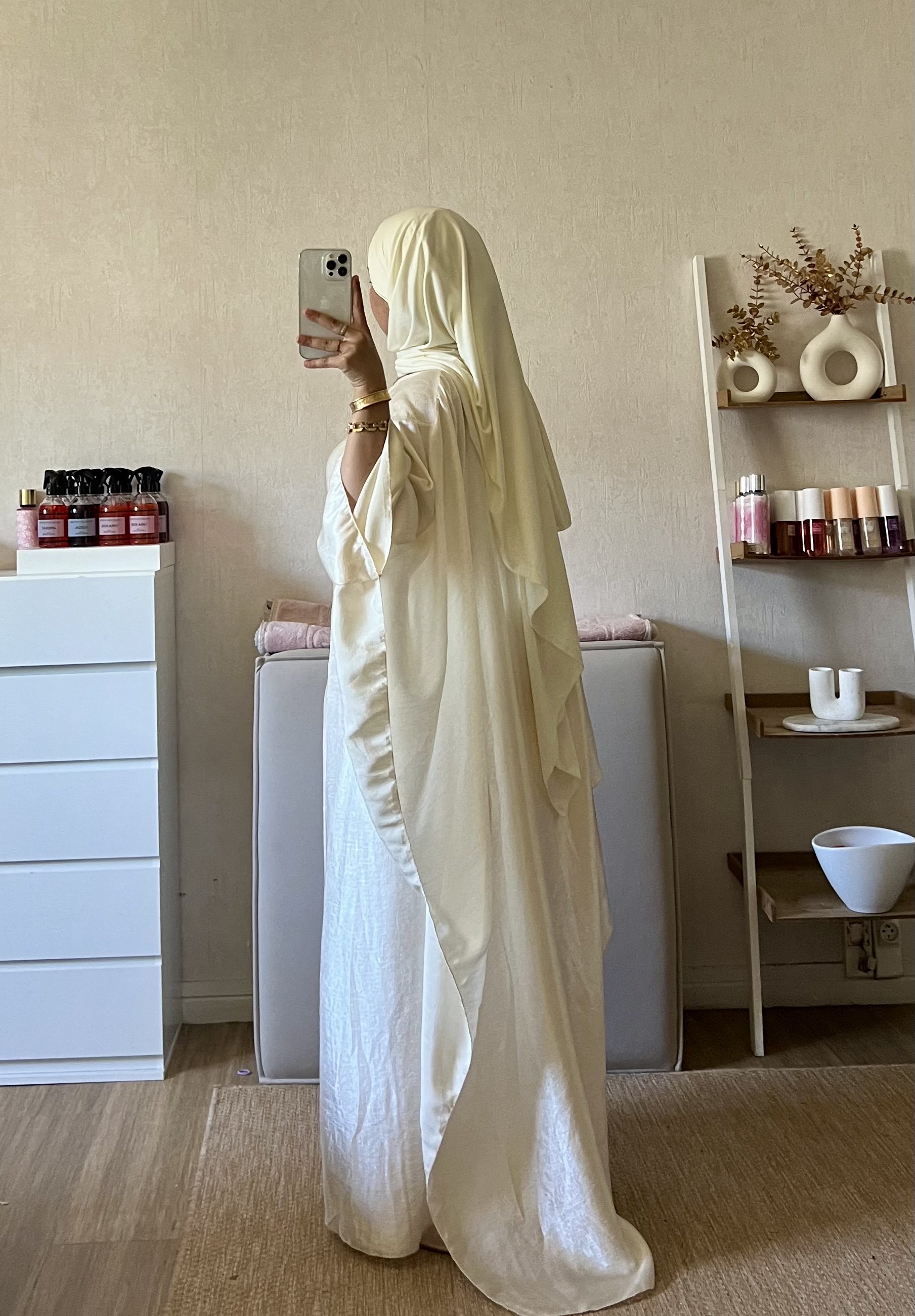 Abaya event ivoire 