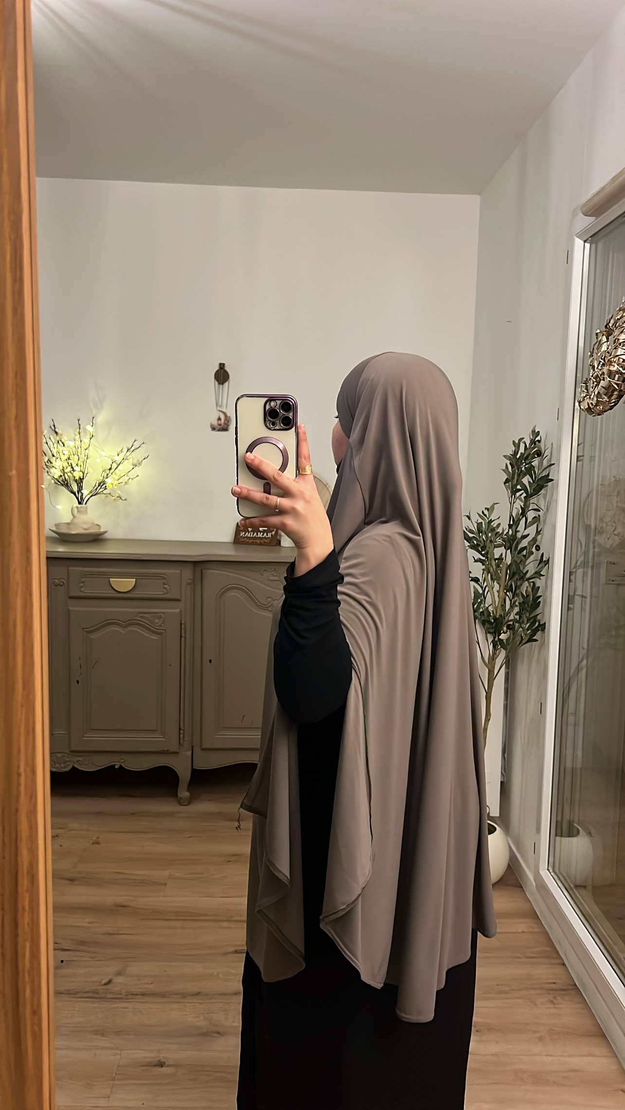 Khimar fente Jersay Premium