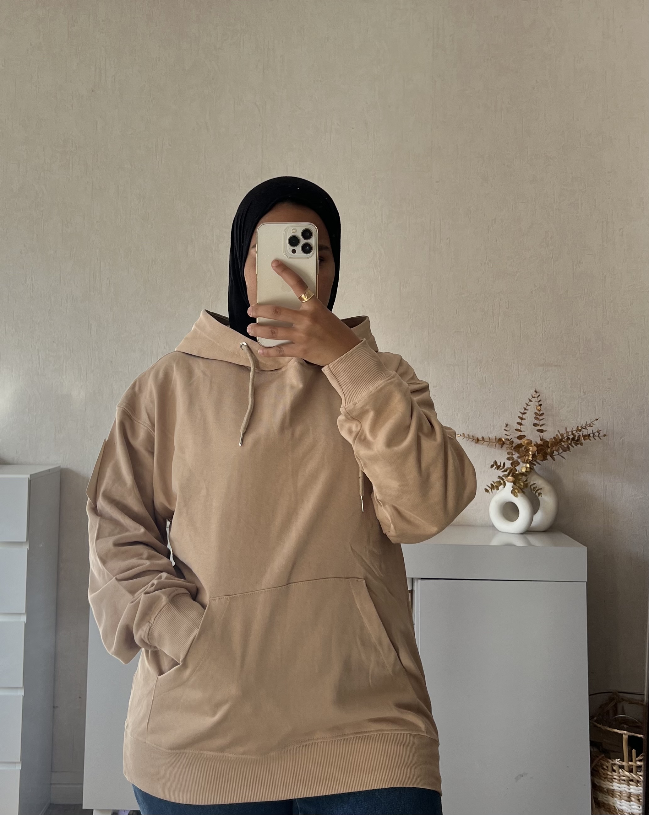 Sweat à capuche coton