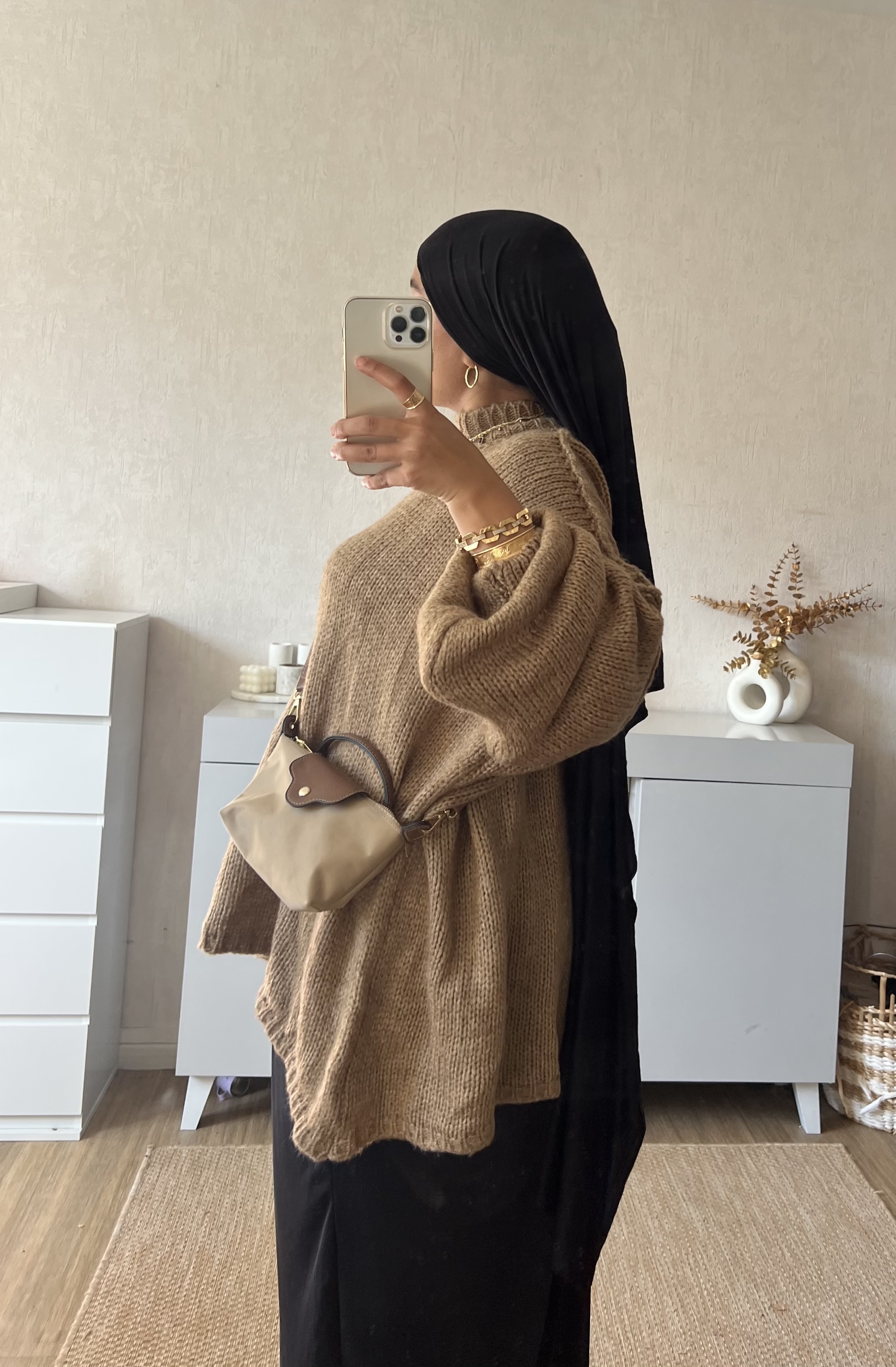 Pull oversize laine