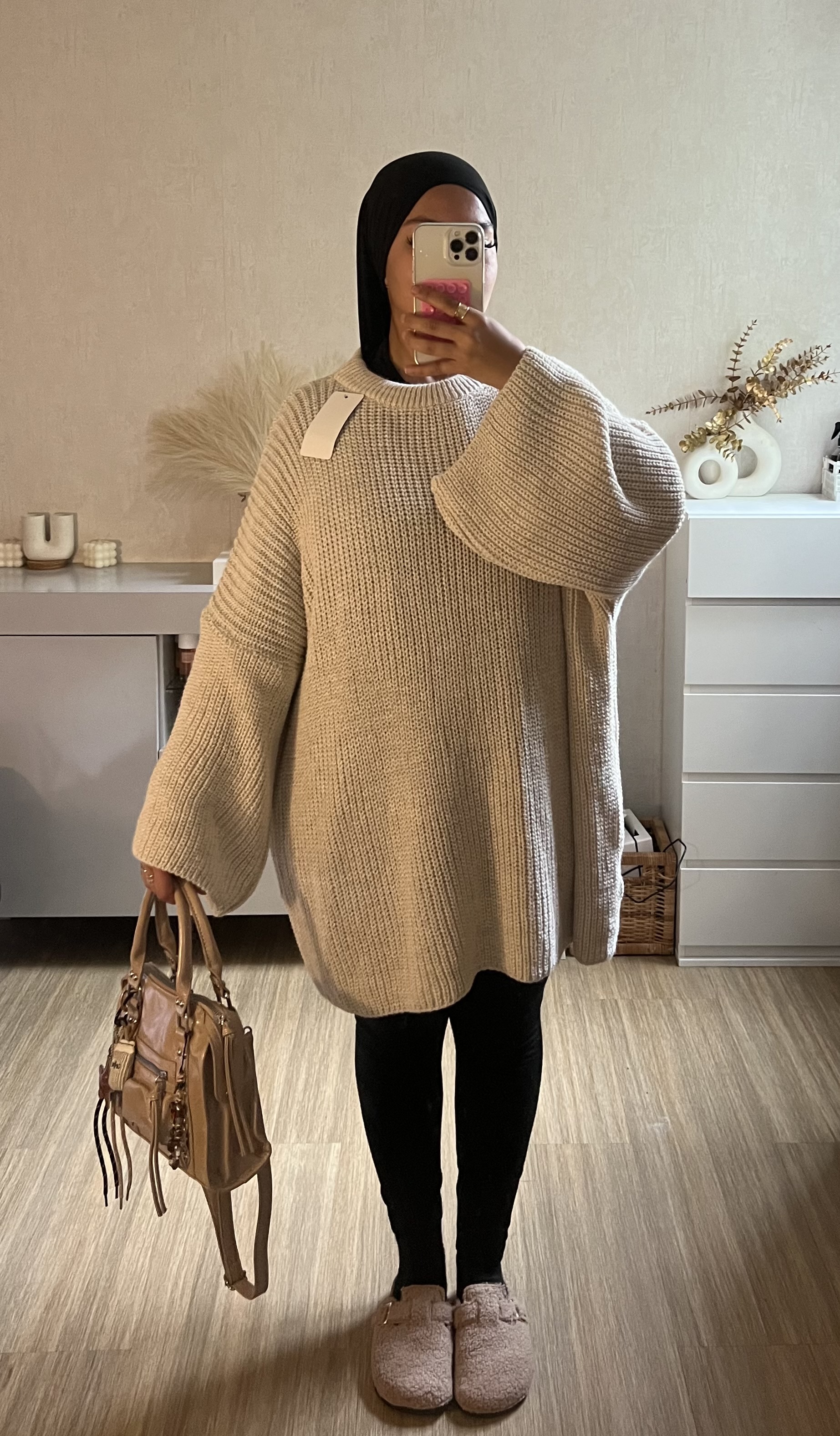 Pull-over en maille oversize
