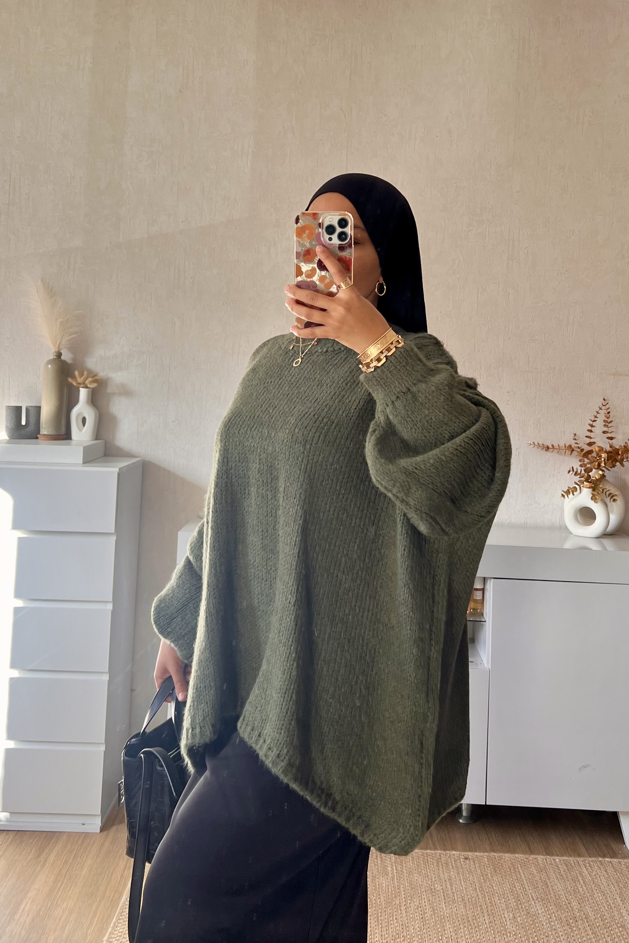 Pull oversize laine
