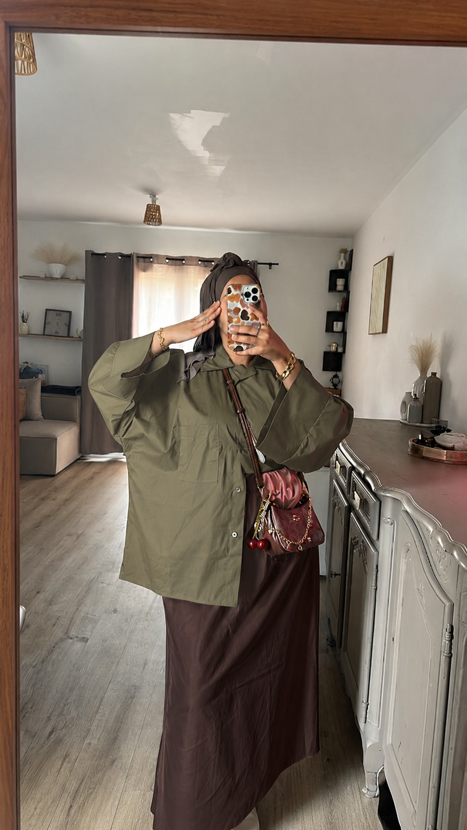 Chemise popeline oversize 