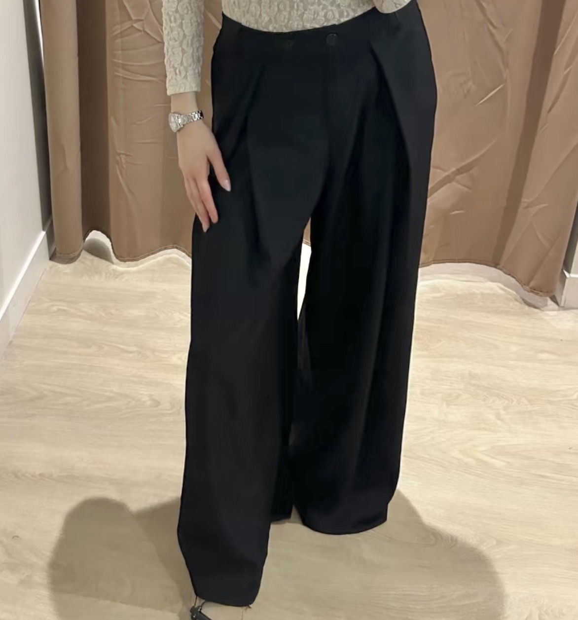 Pantalon large fluide