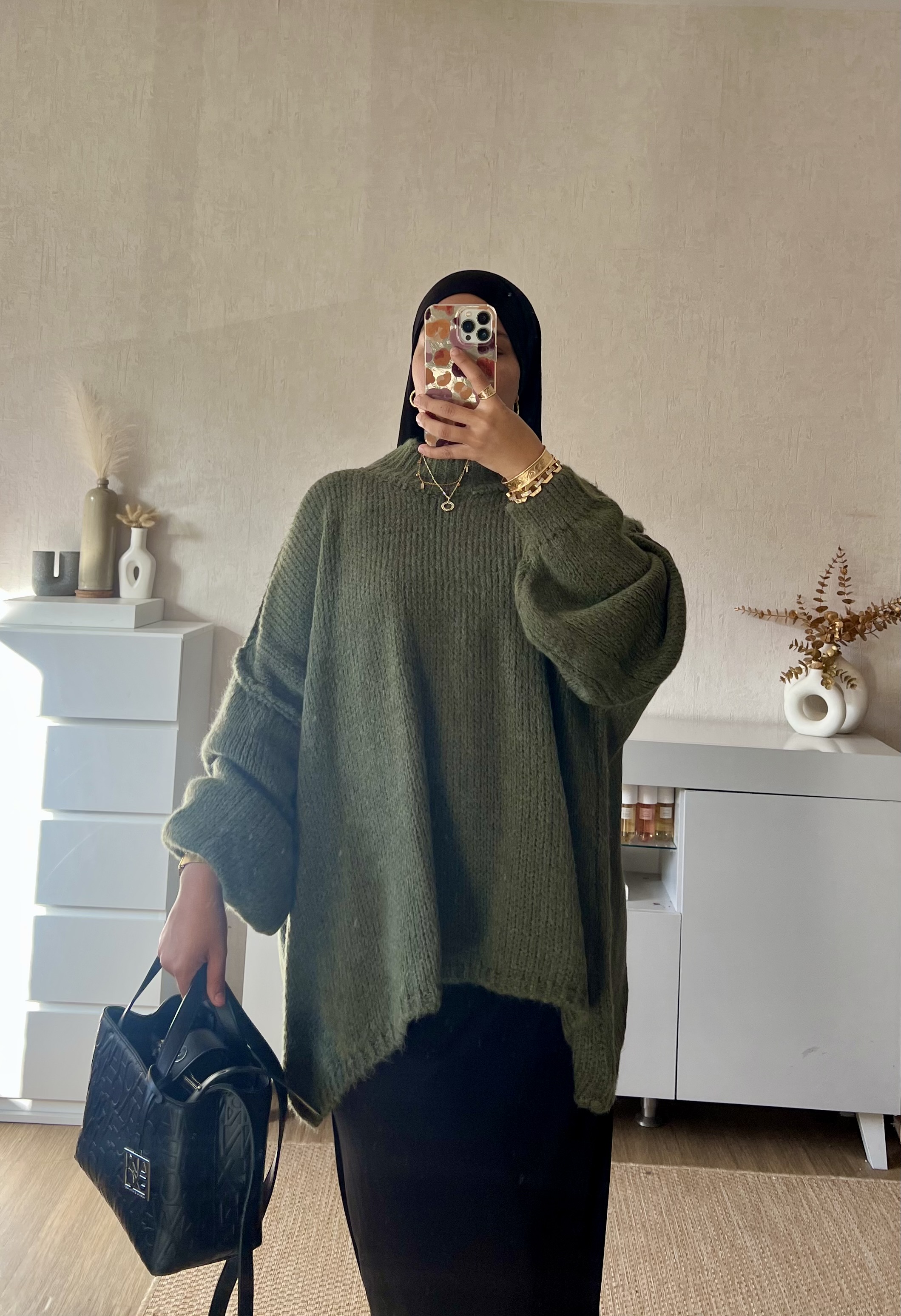 Pull oversize laine