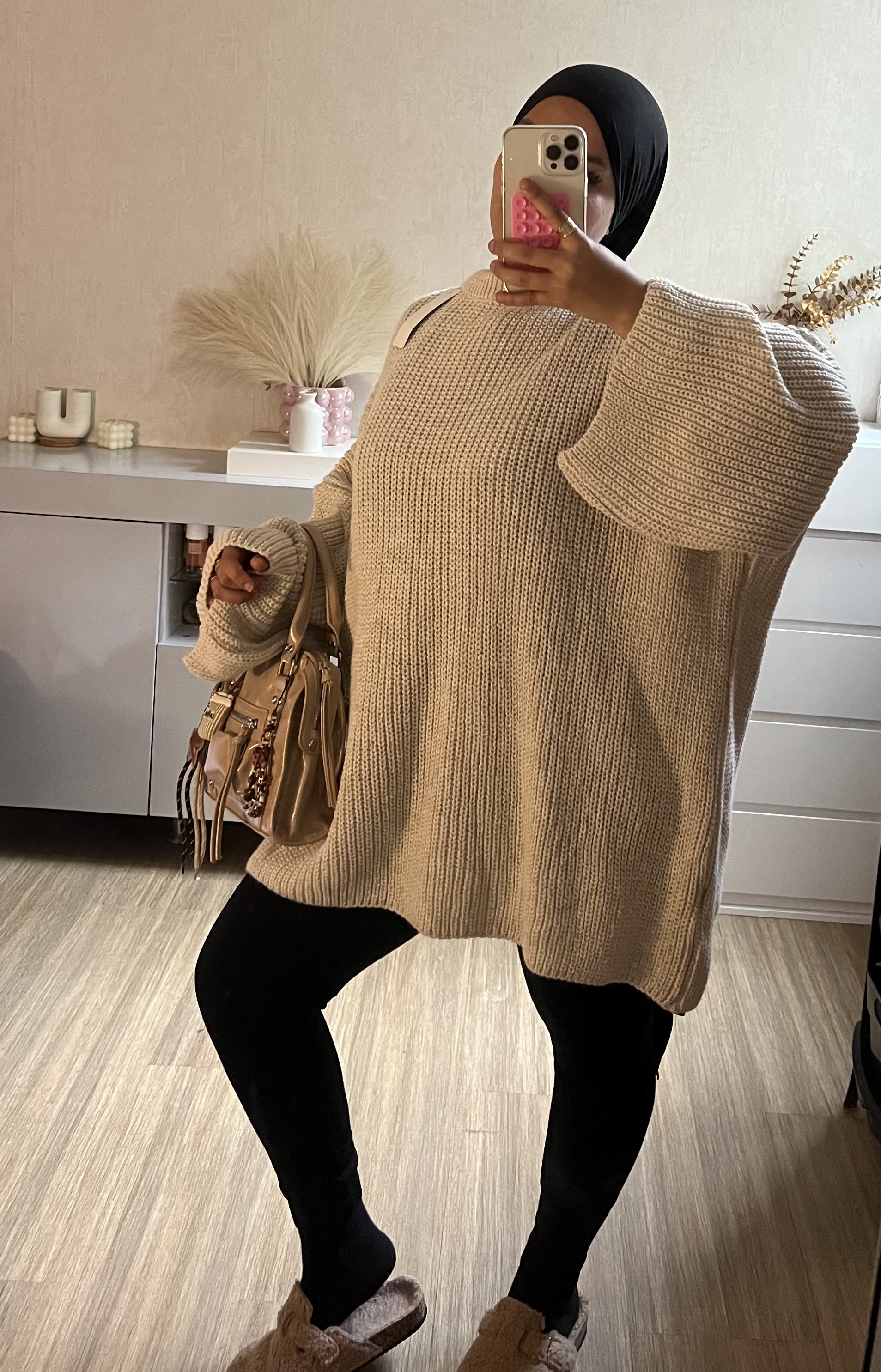 Pull-over en maille oversize