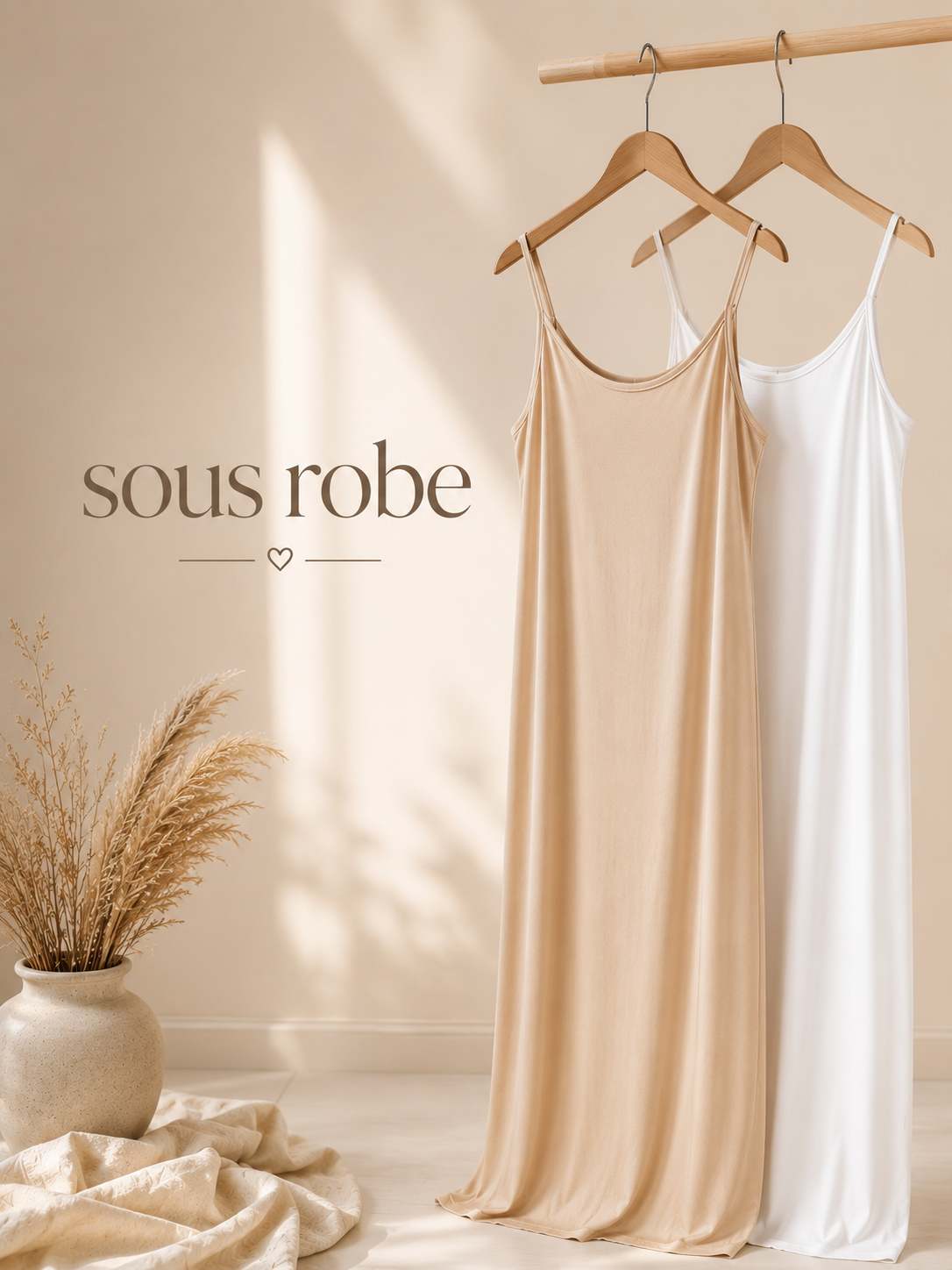 Sous-robe en viscose