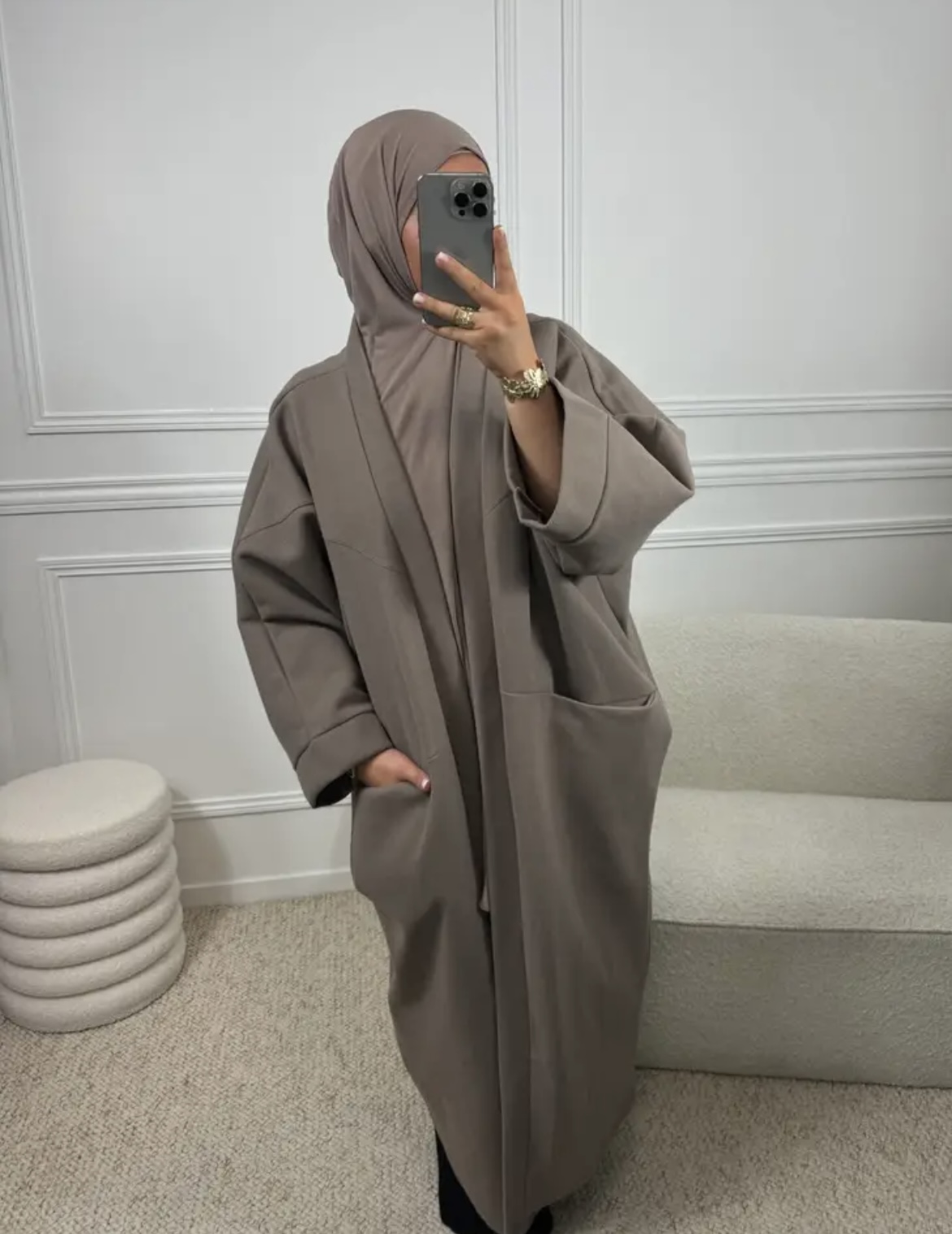 Long gilet épais