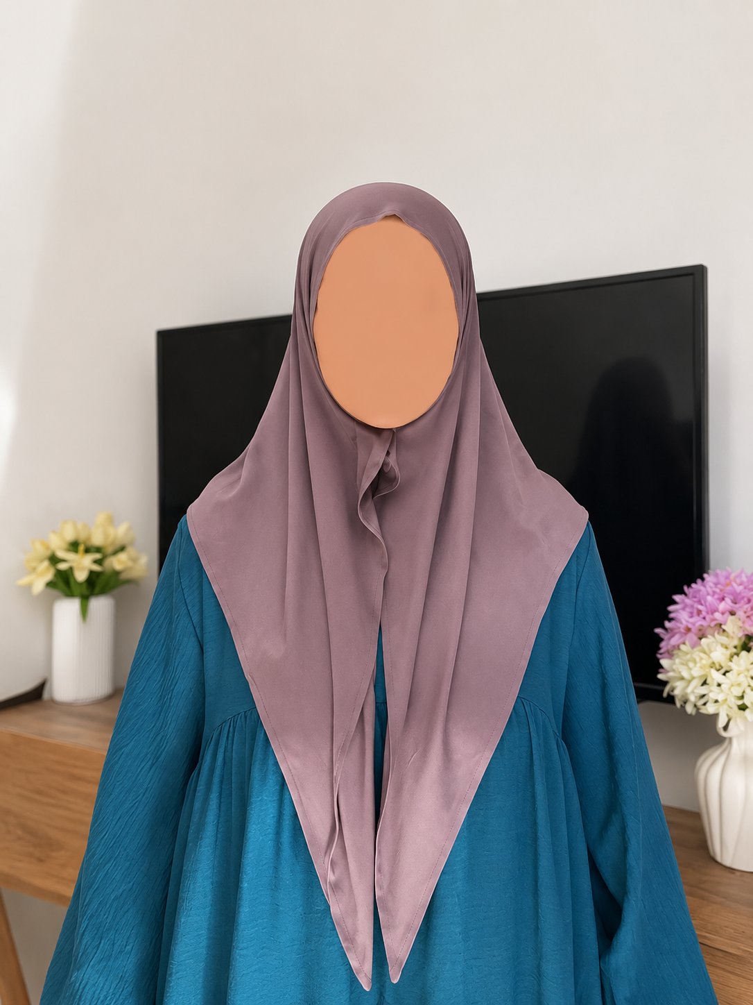 Voile triangle en viscose