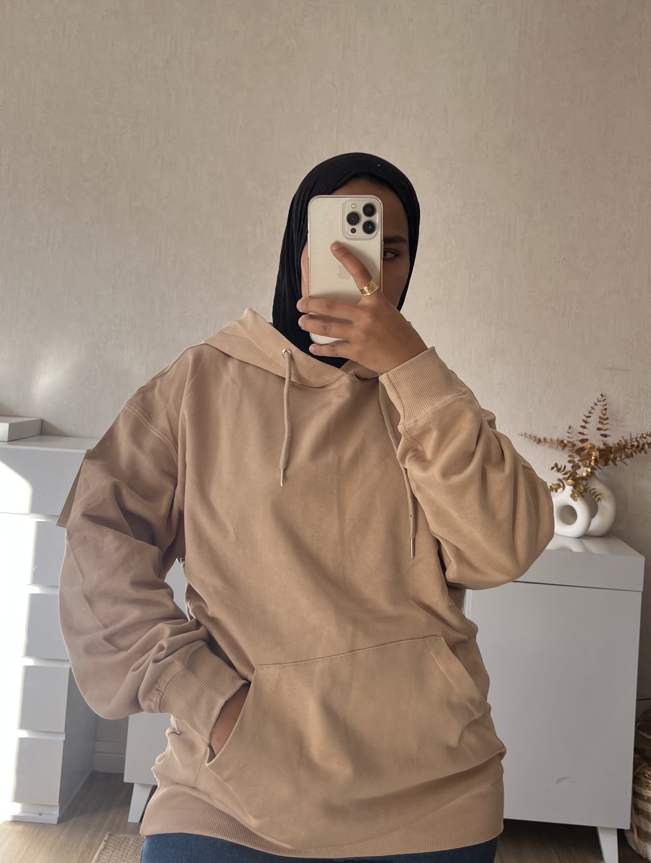 Sweat à capuche coton