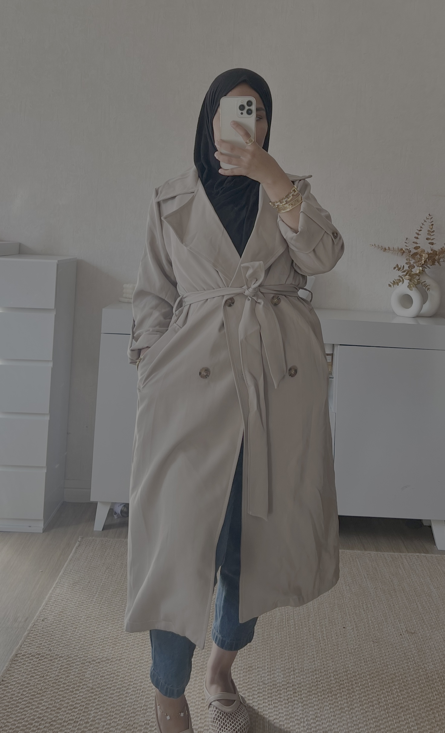 Trench léger mi long 