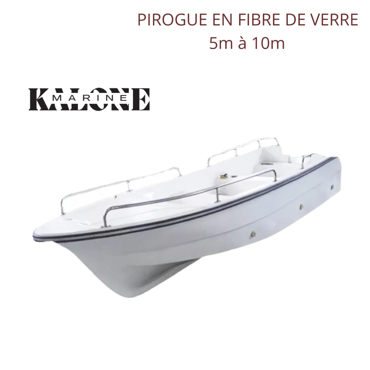 Pirogue en fibre de verre
