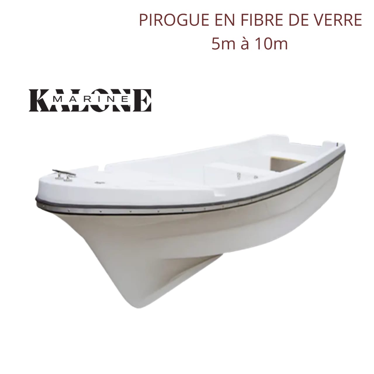Pirogue en fibre de verre