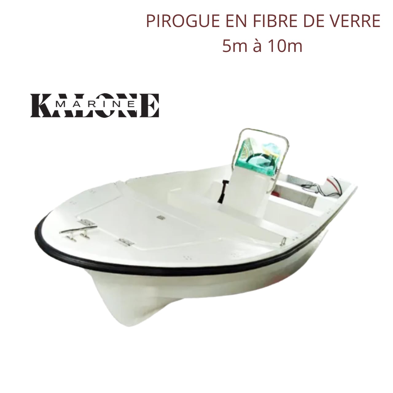 Pirogue en fibre de verre