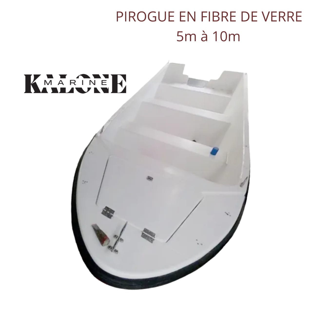 Pirogue en fibre de verre