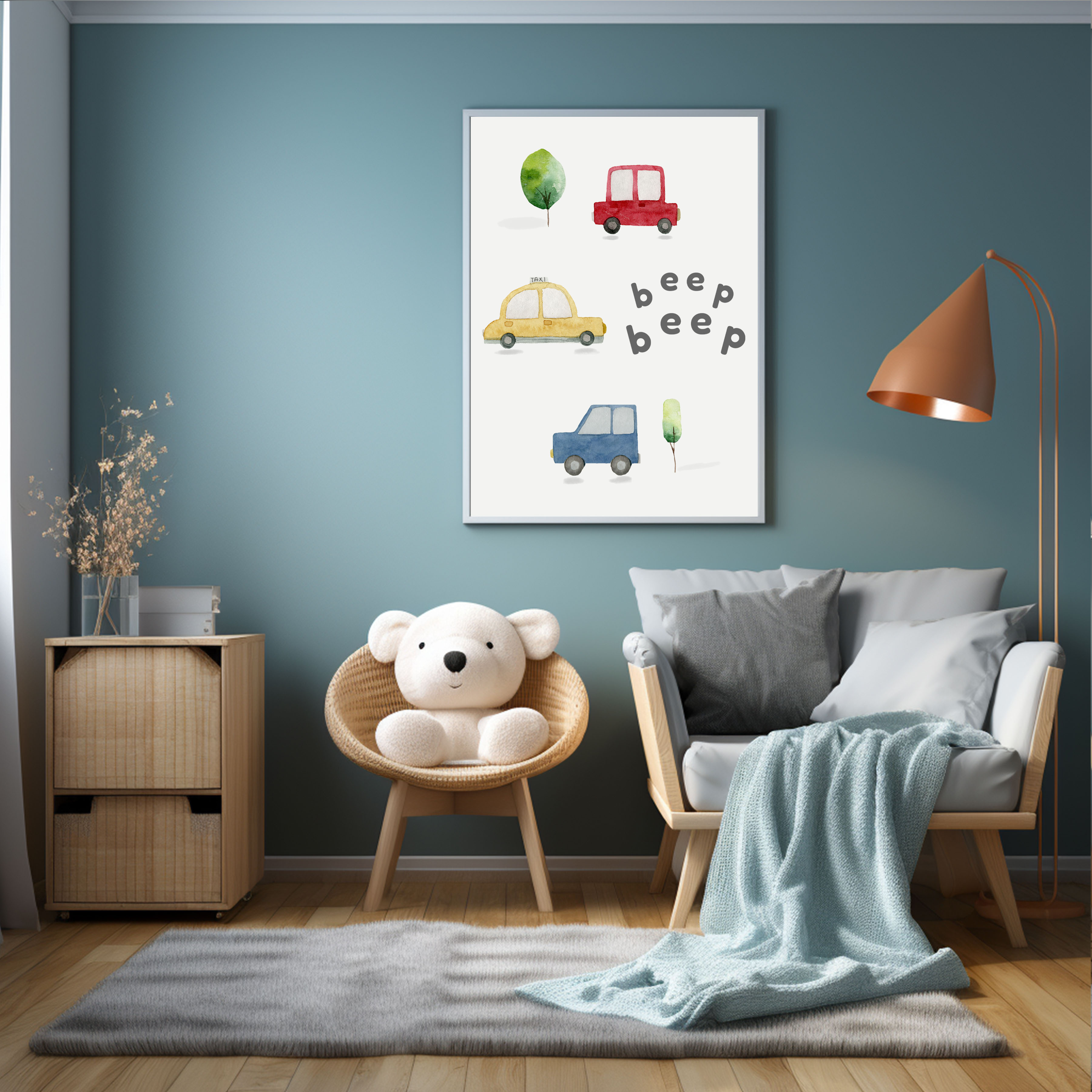 Beep Beep! Tiny Cars on the Go