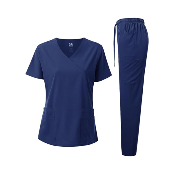 Conjunto de Uniforme Médico Con Elástico