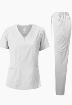 Conjunto de Uniforme Médico Con Elástico