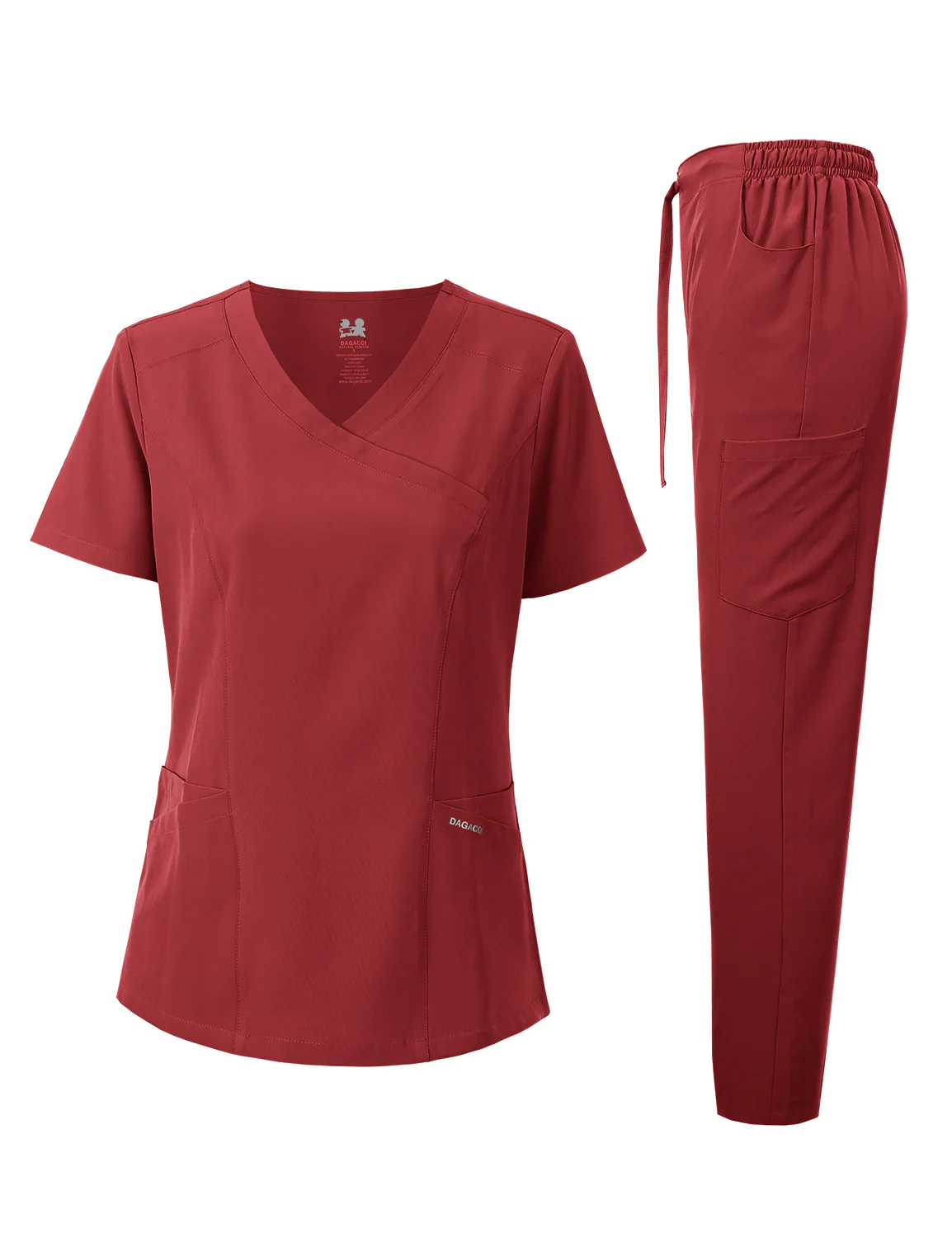 Conjunto de Uniforme Médico Con Elástico