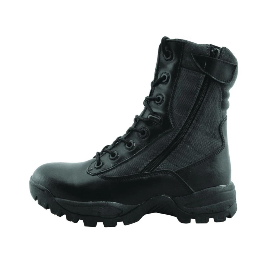 Botas tácticas con cremallera 8″