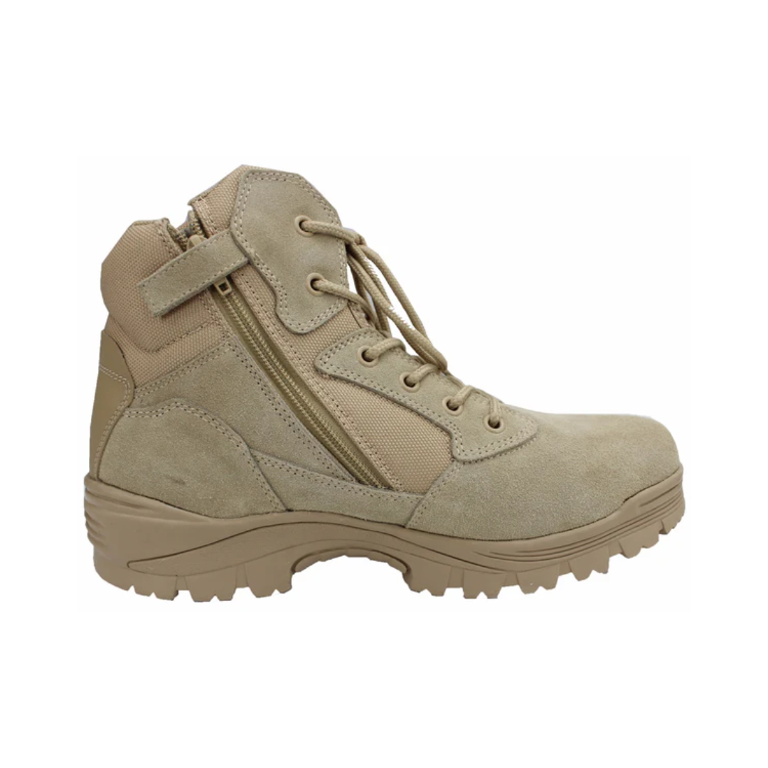 Botas tácticas de combate con cierre lateral 6″