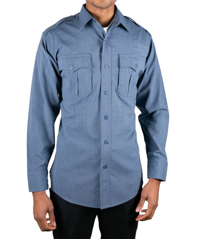 Camisa con Clase Estilo Polilana Manga Larga