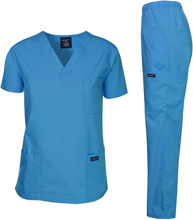 Conjunto Medico Mar Scrubs colores claros