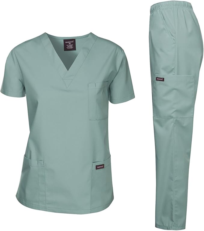 Conjunto Medico Mar Scrubs colores claros