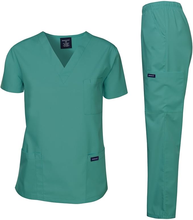 Conjunto Medico Mar Scrubs colores claros