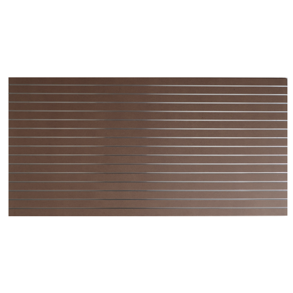 Panel Ranurado Inserto Aluminio Natural