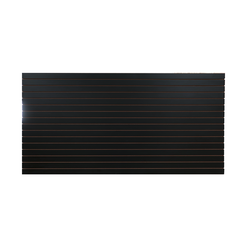 Panel Ranurado Negro