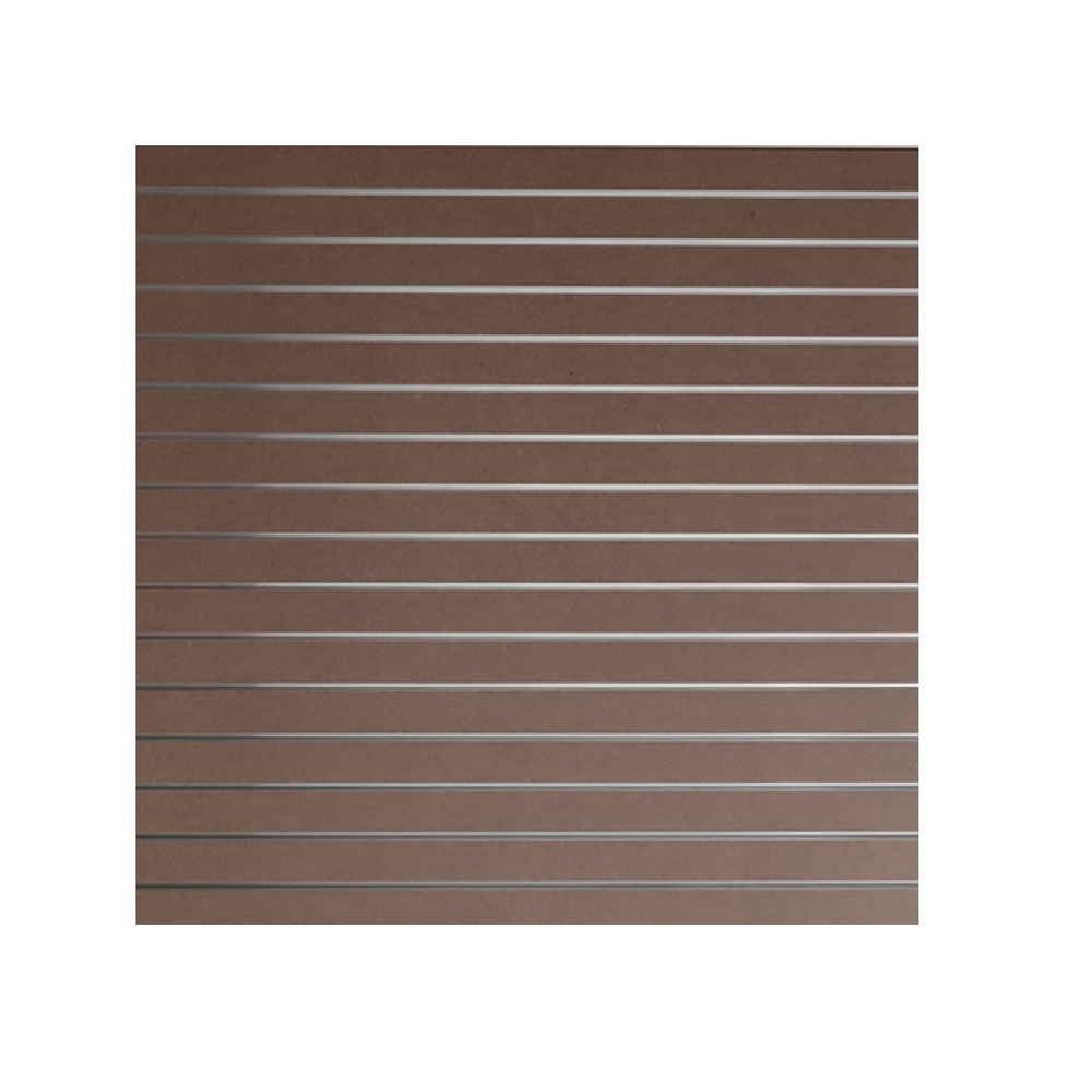 Panel Ranurado Inserto Aluminio Natural