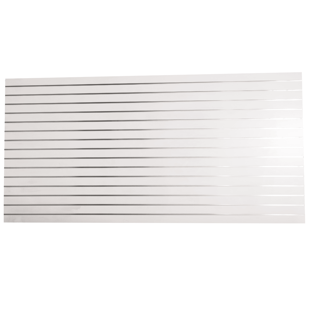 Panel Ranurado Inserto Aluminio Blanco