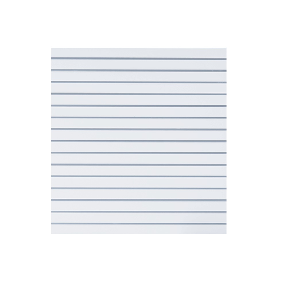 Panel Ranurado Inserto Aluminio Blanco