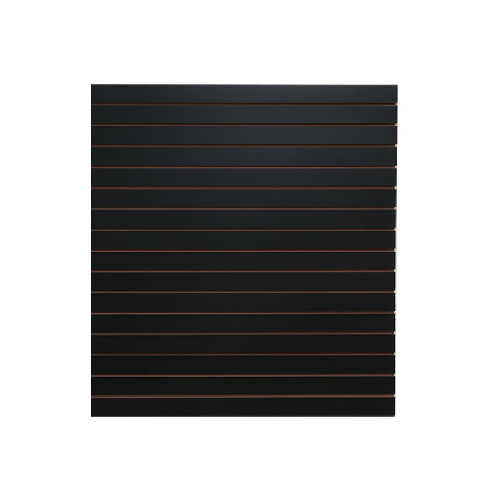 Panel Ranurado Negro