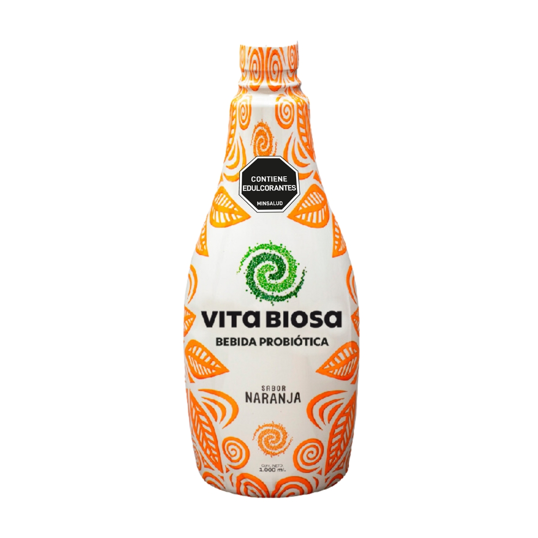 Bebida Probiótica Vita Biosa sabor Naranja 1 litro