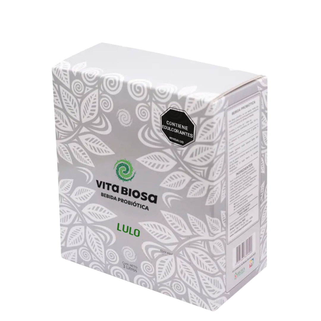 Bebida probiótica Vita Biosa Sabor Lulo– Caja bolsa dispensadora 3 litros
