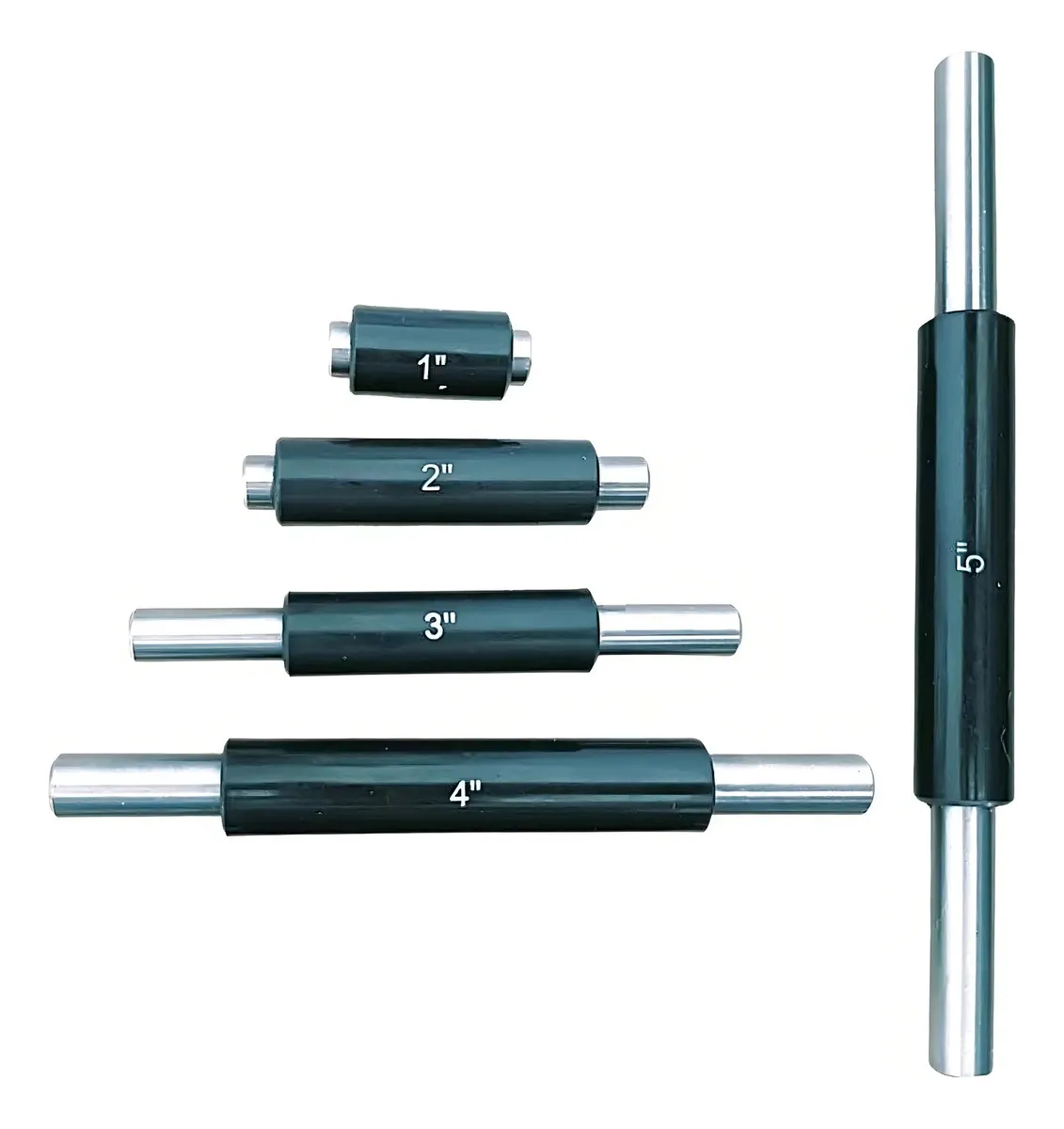 Juego de 4 Micrómetros Exteriores con Vernier 0-6"