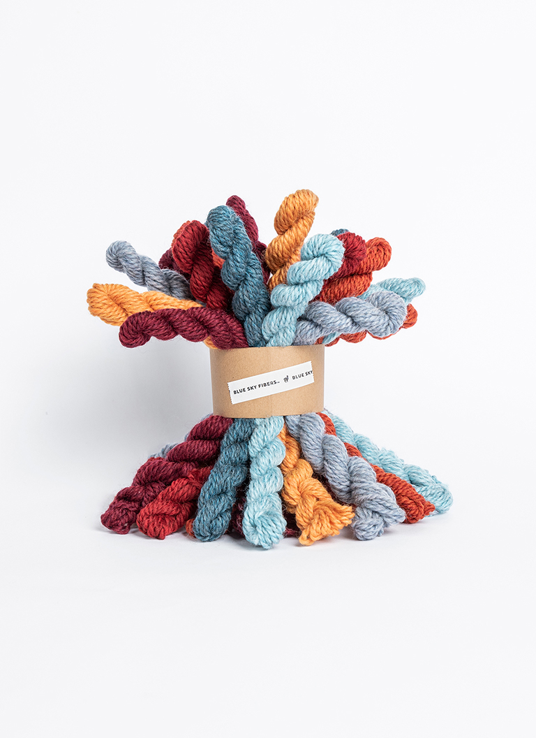 Bundles - 21 Mini Hanks of Woolstok in 7 colors